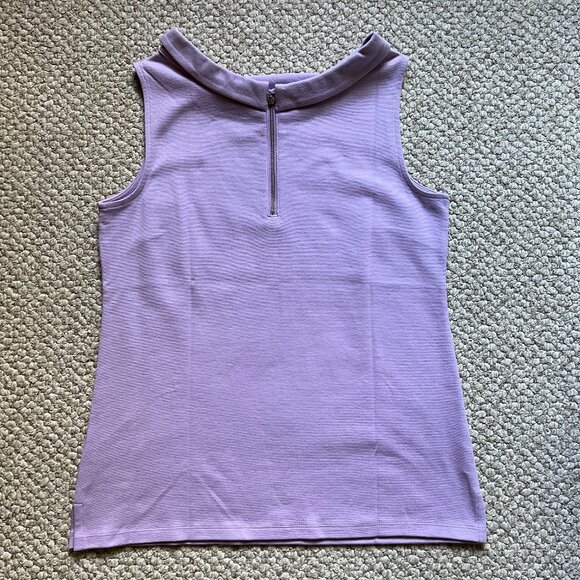 TALBOTS - Zip Back Tank - Sunset Lavender -- NEW with Tag - Picture 2 of 9